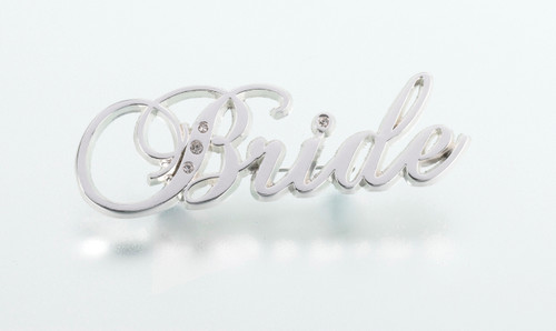 Rhinestone Bride Pin