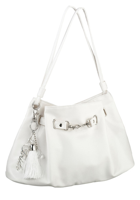 Large White Bride Purse