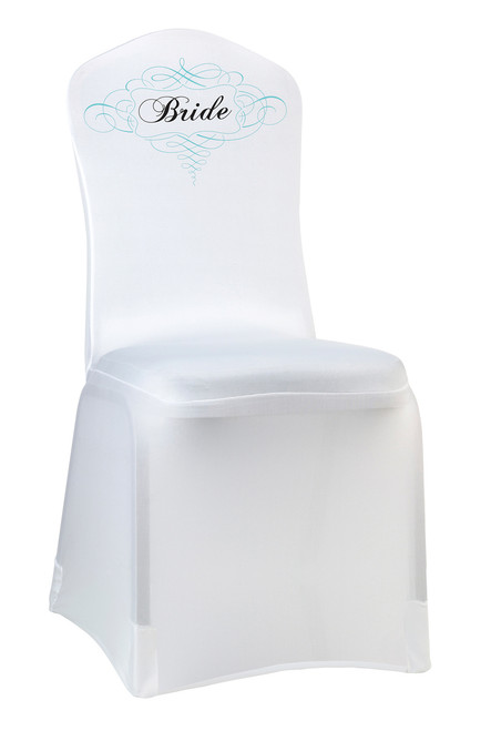 Bride Chair Cover White