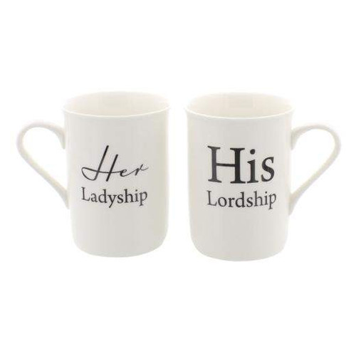 Amore Mug Gift Set Her Ladyship And His Lordship