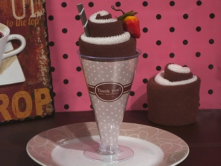 Sweet Treats Collection Chocolate Sundae Towel Favour