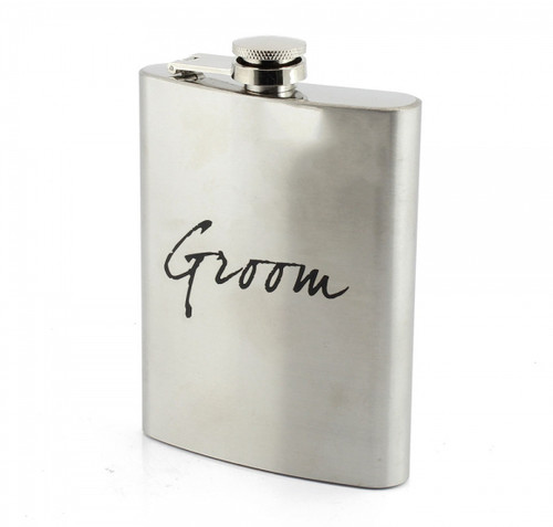 Stainless Steel Hip Flask Groom
