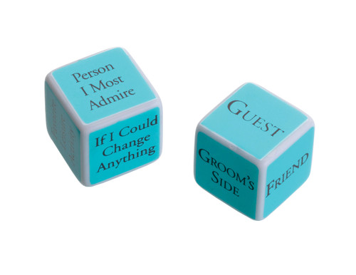 Bridal Shower Game Dice