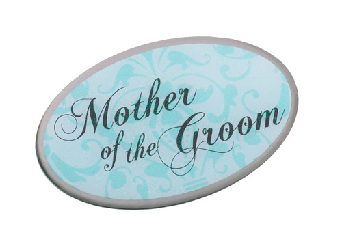 Mother of Groom Pin Aqua
