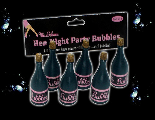 6 Hen Party Bubbles