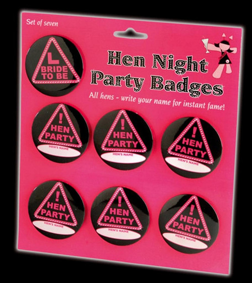 Hen Night Badges