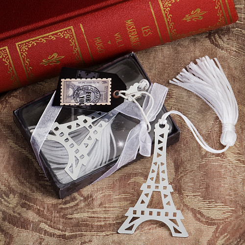 From Paris With Love Collection Eiffel Tower Bookmark Favours
