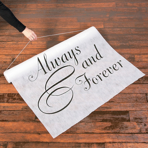 Always And Forever Wedding Aisle Runner