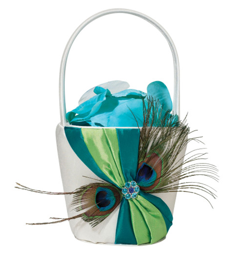 Peacock Flower Basket