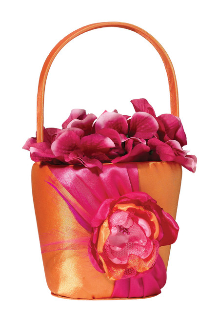 Hot Pink Orange Basket