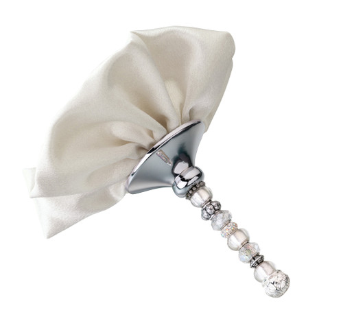 Beaded Bouquet Holder Ivory