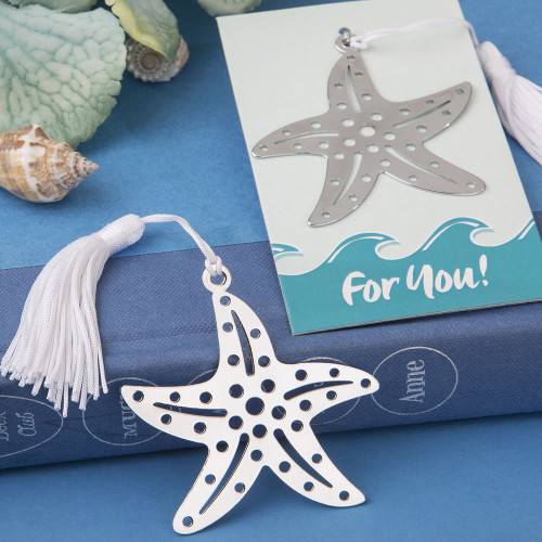 Book Lovers Collection Starfish Bookmarks For Beach Themed Favours