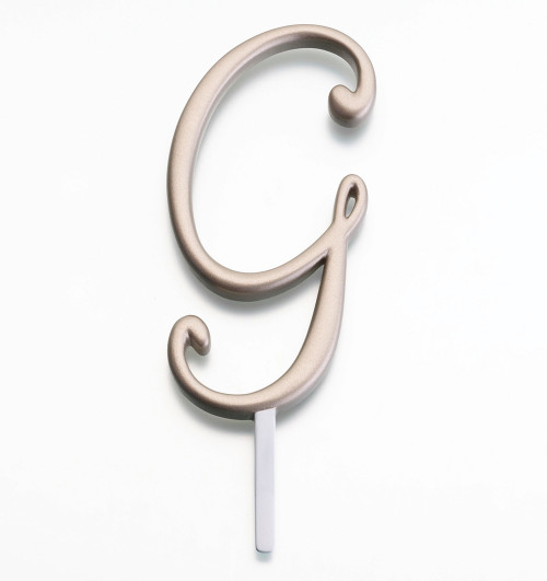 Gold Monogram Letter G