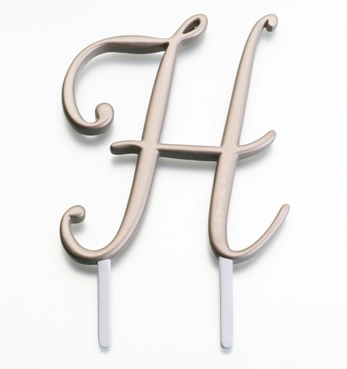 Gold Monogram Letter H