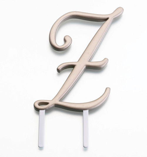 Gold Monogram Letter Z