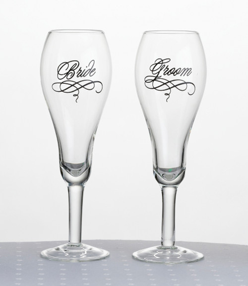 Bride And Groom Glasses