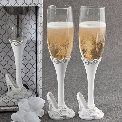 Fairy Tale Design Toasting Flutes