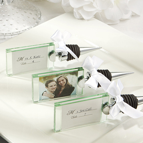 Photo Place Card Holder Wine Bottle Stopper