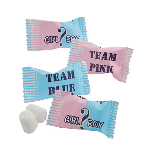 Team Pink Team Blue Baby Shower Butter mints