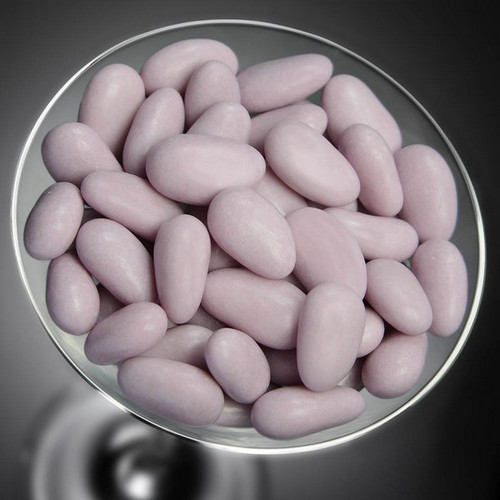 1kg Box of Smeraldina Sugared Almonds Whole Almond Lilac