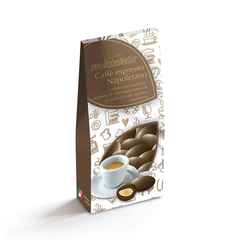 Small Pack of Caffe Espresso Flavoured Sugared Almonds 150G Gluten Free