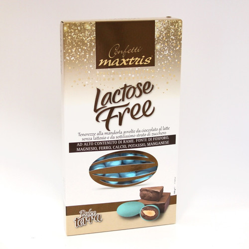 Lactose Free Blue Chocolate Sugared Almonds 500G