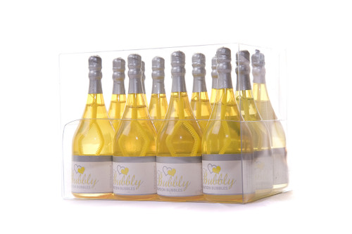 12 x Neon Yellow Celebration Bubbles