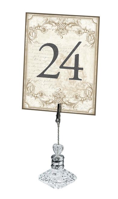 Vintage Gold Table Numbers 124