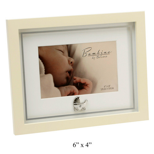Bambino By Juliana MDF Picture Frame Mirror Print Pram Icon 6x4