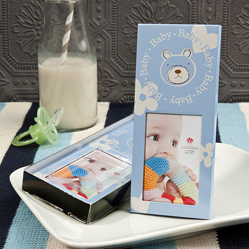 Metal Frame 2x3 Blue Bear Design