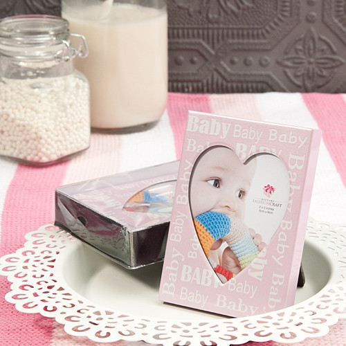 Metal Heart Frame 2x3 Pink