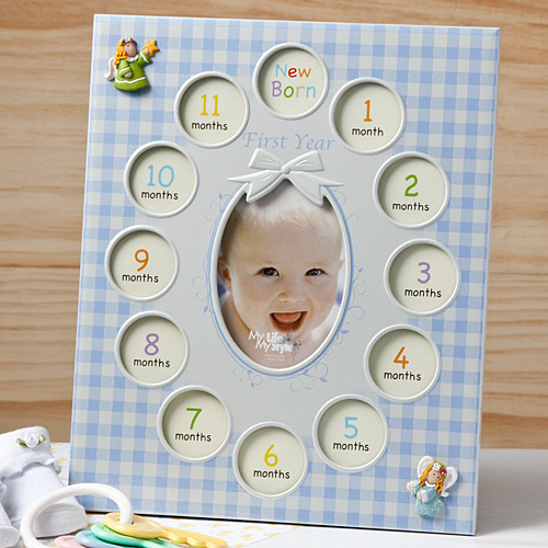 Baby Boys First Year Collage Frames