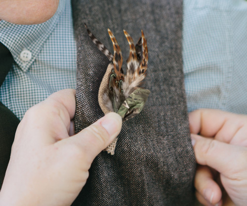 Camouflage Boutonniere