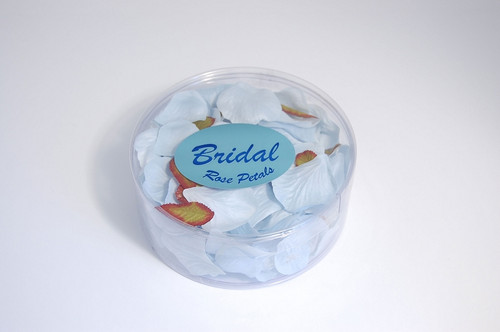 Satin Rose Petals Blue