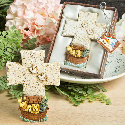 Adorable Noah's Arc Themed Cross