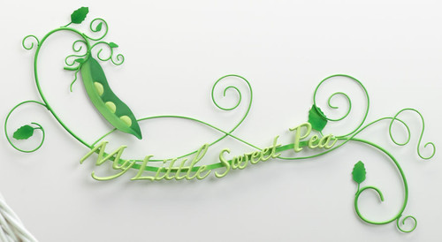 Sweet Pea Wall Decoration