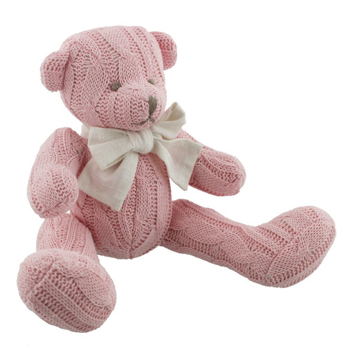 Petit Cheri Baby Collection Sitting Teddy Pink