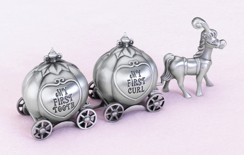 Fairy Tale Coach Pewter Tooth And Curl Boxes
