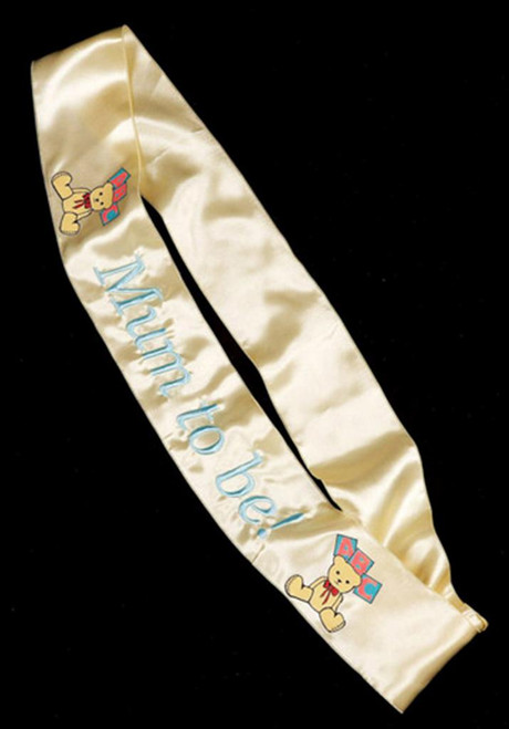 Mum To Be Sash Embroidered Logo