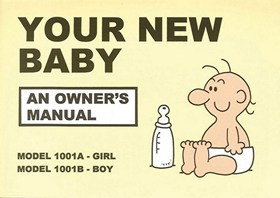 Your New Baby An Owner's Manual Book