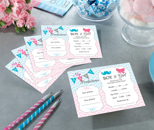 Gender Reveal Prediction Cards