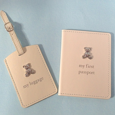 Bambino PU Passport Holder And Luggage Tag