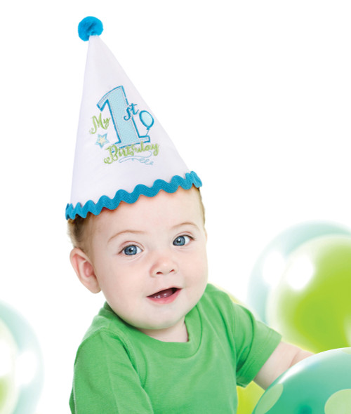 First Birthday Cap Blue