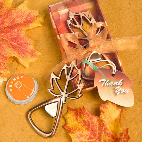 Autumn Magic Collection Leaf Design Bottle Openers