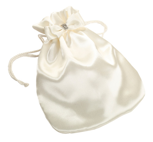 Satin Money Bag Ivory