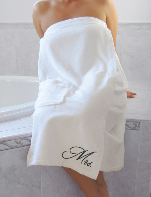 Mrs. Bath Wrap White