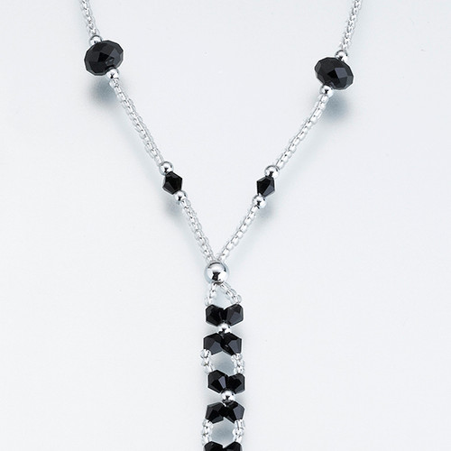 Set of 2 Bead Foot Jewellery Black