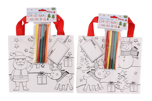 2 Assorted Colour Your Own Gift Bags