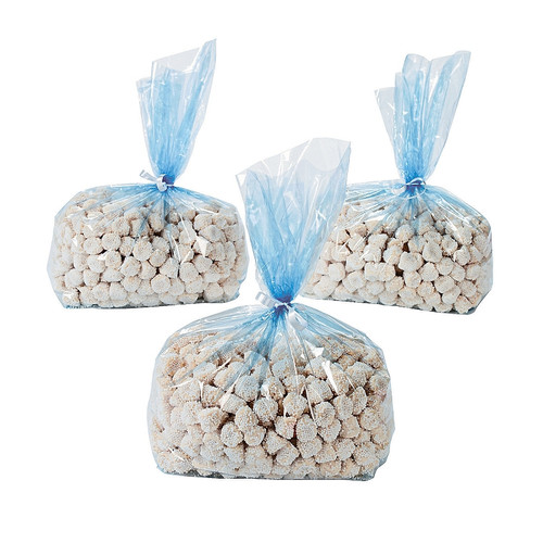 12 x Cellophane Blue Goody Bags