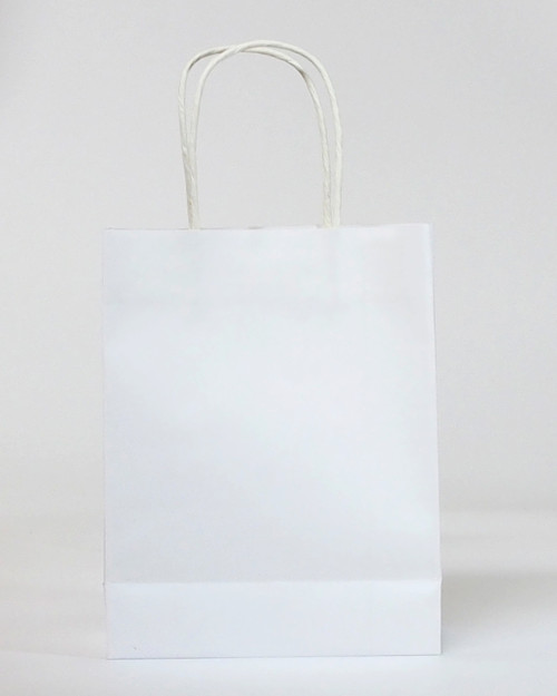 15 x White Party Bags with handle